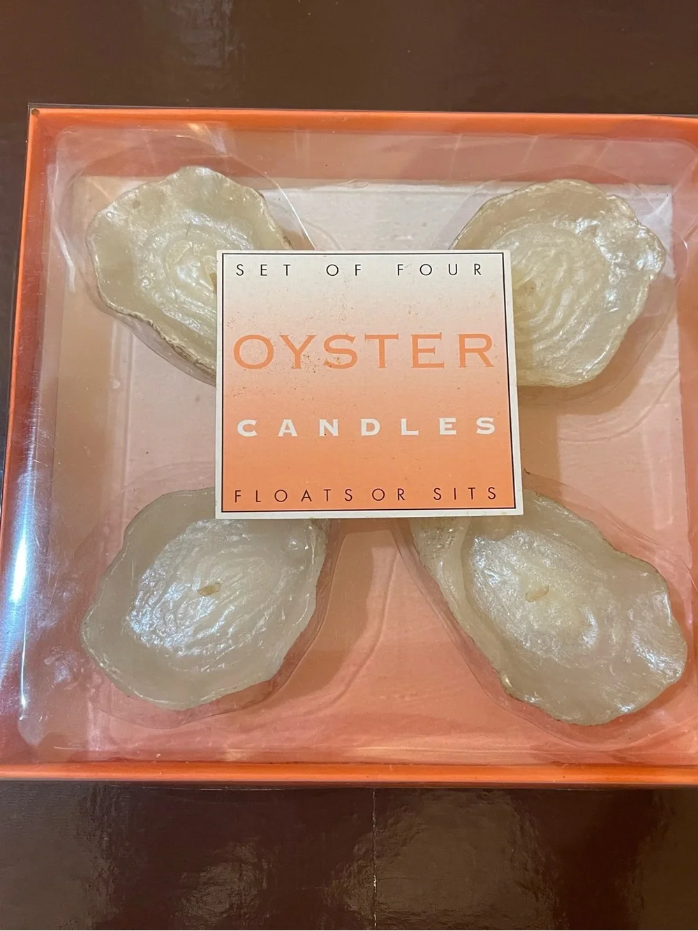 Yellow Quilted dinner placemat set with floating oyster candles